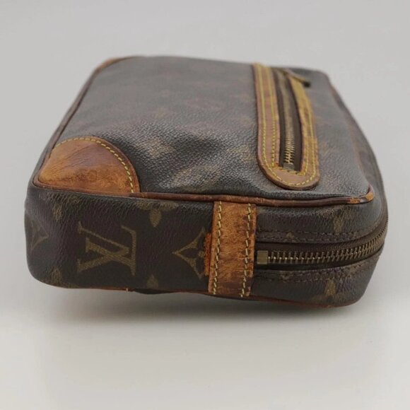 LOUIS VUITTON Monogram Marly Dragonne GM Clutch Bag M51825 LV Auth 102959 - Picture 6 of 16